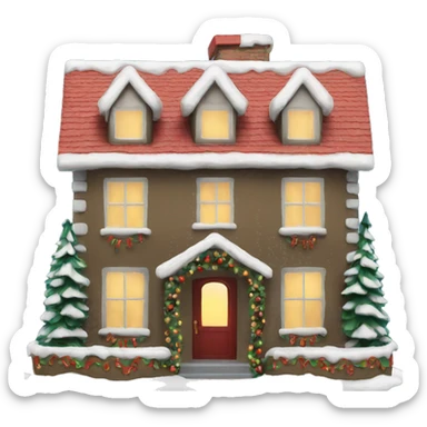 Christmas House  sticker