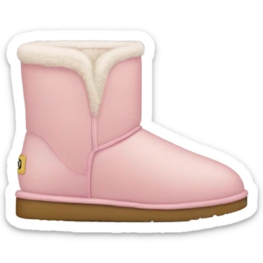 light pink uggs sticker