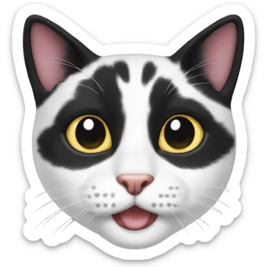 Tuxie cat sticker