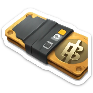 crypto hardware wallet, Bitcoin sticker