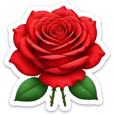 Rose sticker