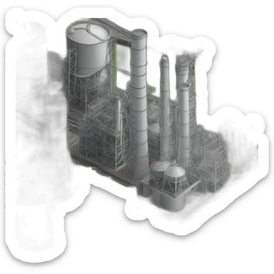 Refinery-petroleum sticker