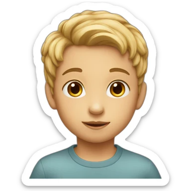 Little Boy First Love sticker