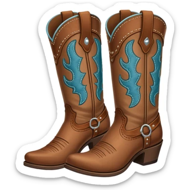 western boots sticker