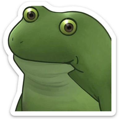 Milk bun with green pandan sauce sticker