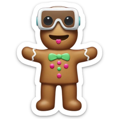 gingerbread-man-in-vr-headset-full body sticker