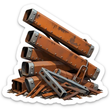 débrouille post apocalyptique ferraille  sticker