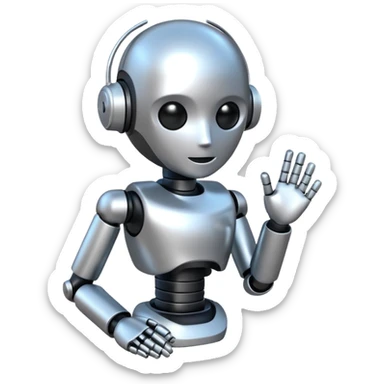 AI BOT 3D HIGH QUOLATY TRADING RELETED sticker