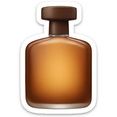 brown perfume  sticker