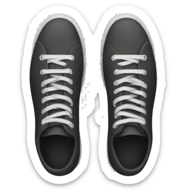 A pair of shoes in our hands sticker