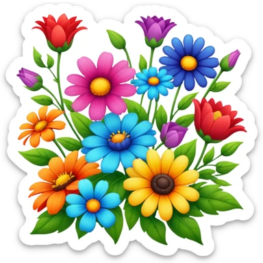 Flowers sticker