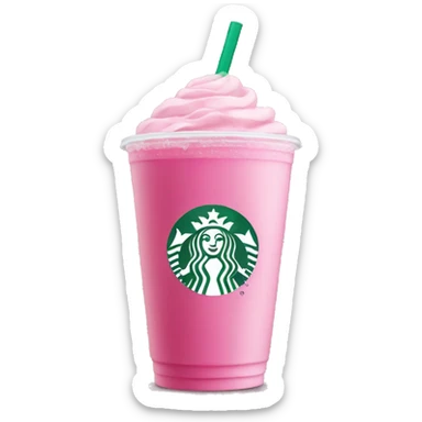 Pink drink from Starbucks sticker