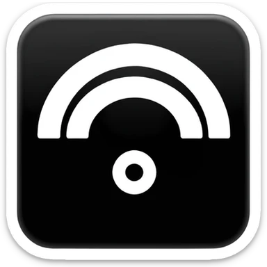 Minimalist “No Wi-Fi” icon sticker