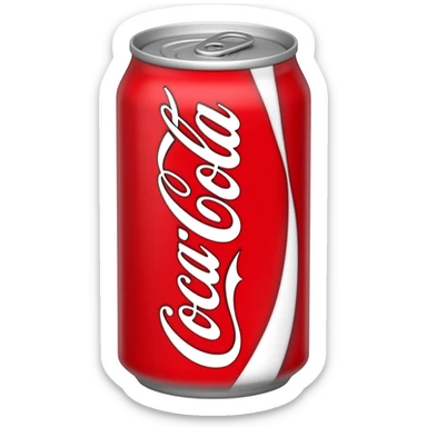 Coke can sticker
