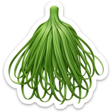Green spaghetti  sticker