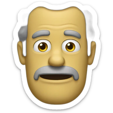 Homer simsons sticker