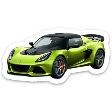 Lotus exige sticker