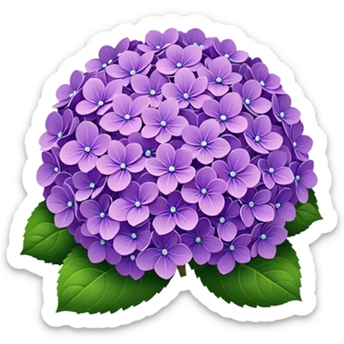 Hydranges sticker