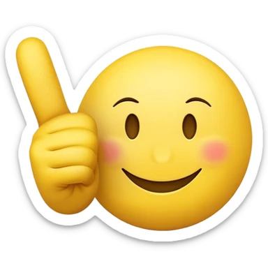 Make a smiley who is holding up the middle finger in front is his eyes sticker