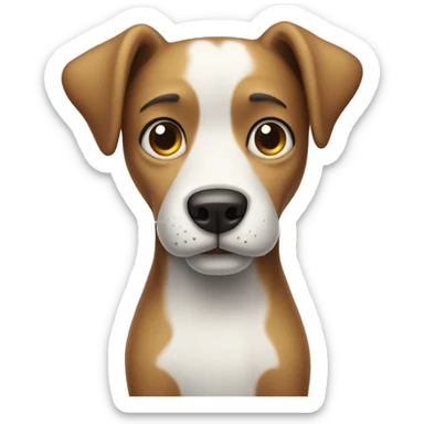 Chill cartoon dog that has hands in his pockets sticker