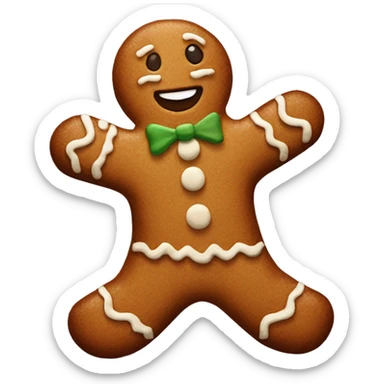 Gingerbread man  sticker