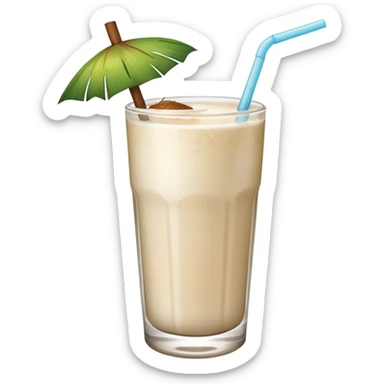 summer beach coconut drink sticker
