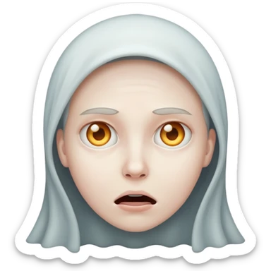 fear of ghosts sticker