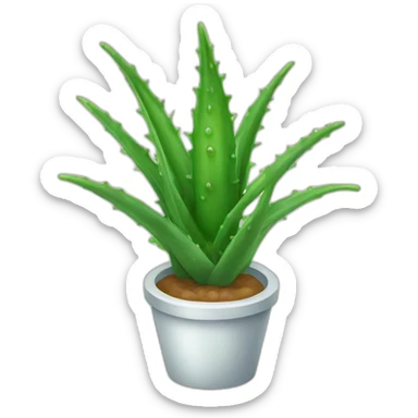 Aloe vera sticker