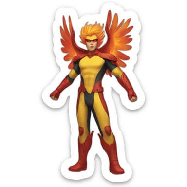 xmen phoenix sticker