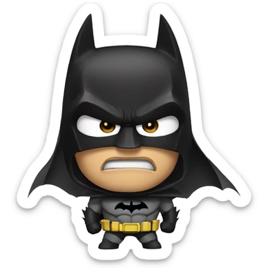  intimidating Batman sticker