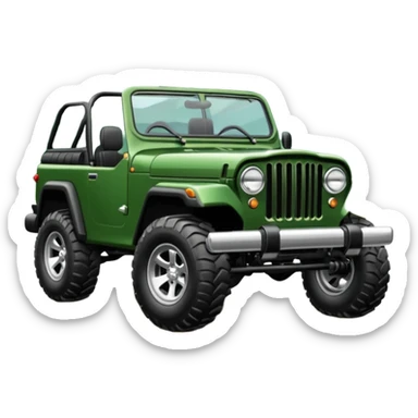 jeepster commando without top sticker