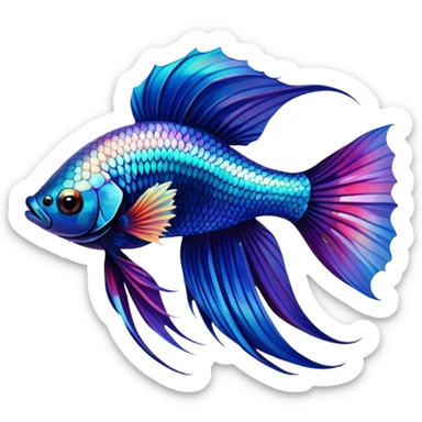 fish betta sticker