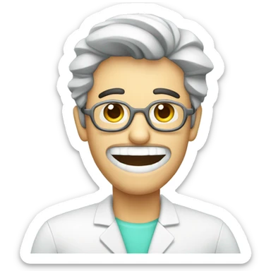 Dentista falso o verdadero sticker