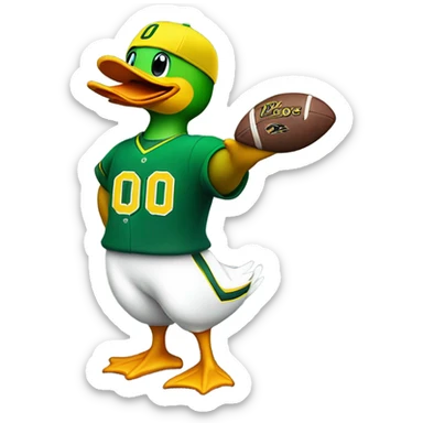 Oregon duck sticker