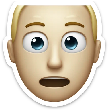 an emoji for asking people to punch in a biometric punching machine sticker