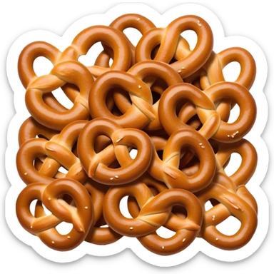 Pretzels sticker
