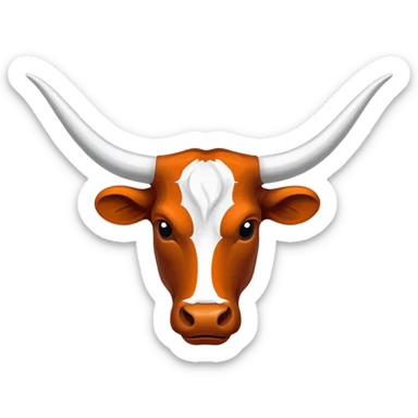 Texas Longhorns logo sticker