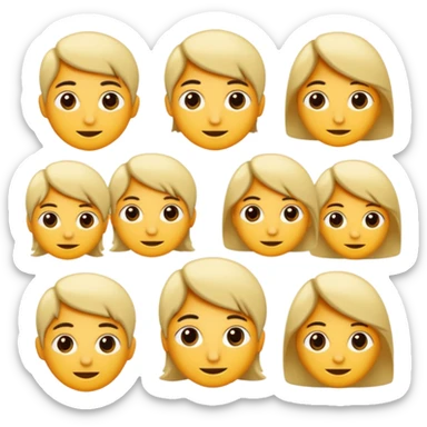  Güzel giyimli Gezen kız arkadaş grubu sticker