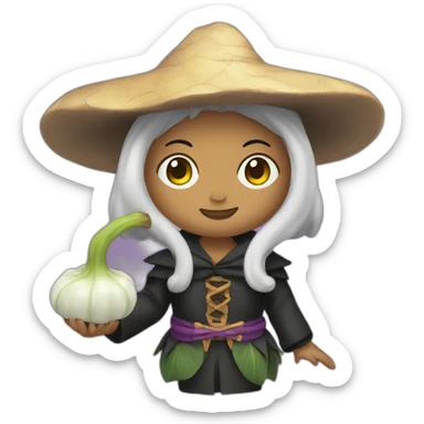 Taro witches sticker