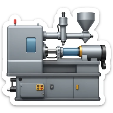 maquina injetora de peças plasticas horizontal sticker