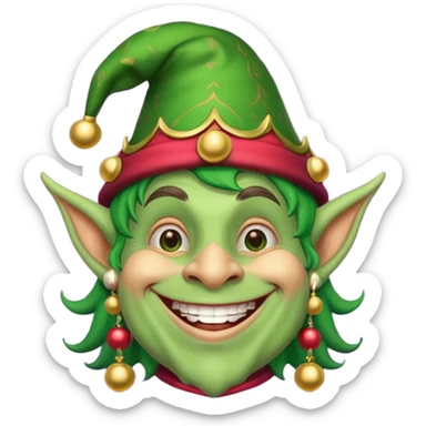 master troll jester sticker