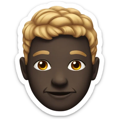 🙂 with a face tattoo sticker