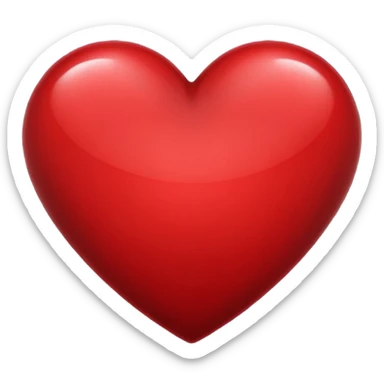 Black fade into dark red at the end heart sticker