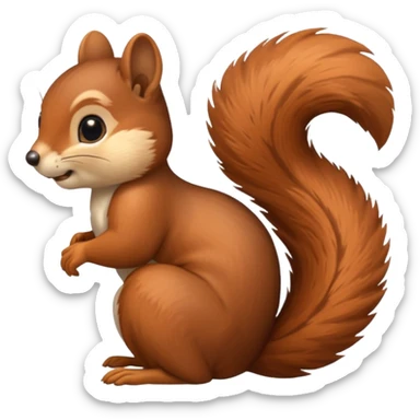 squirrel sticker