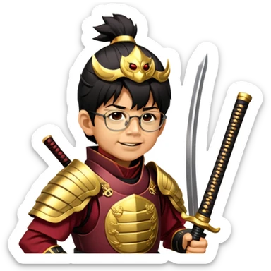 Samurai Leader sticker
