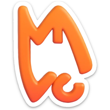 letters CCB in a 3D animated style, with dynamic shadows and a sense of motion sticker