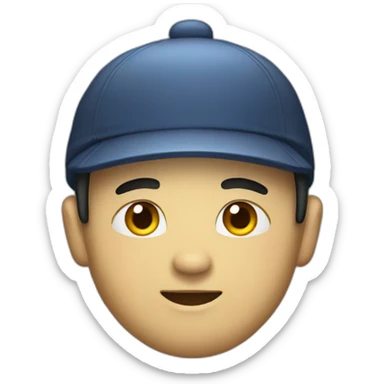 chinese with Skullcap sticker