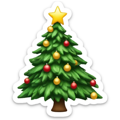 Christmas tree  sticker