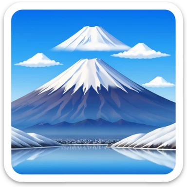 Mount Fuji sticker