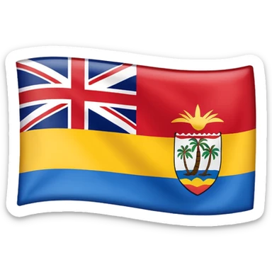 hawaii flag sticker